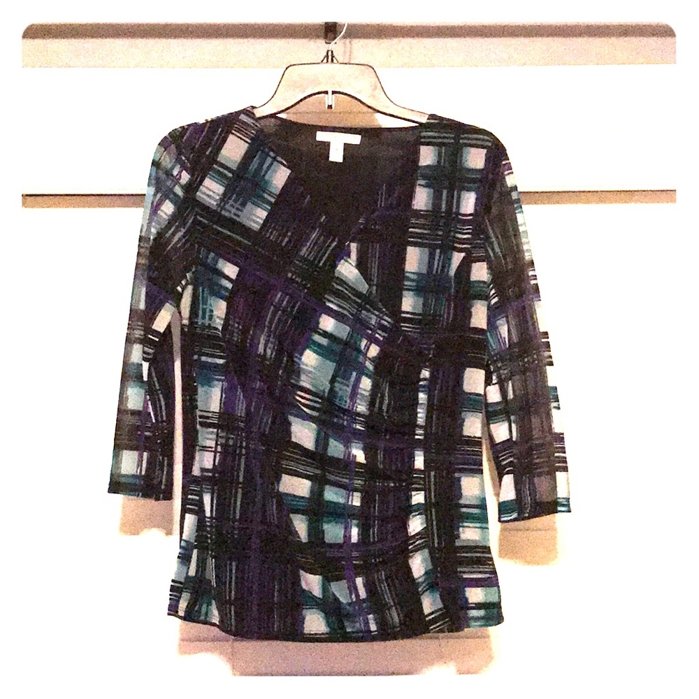 Dana Buchman 3/4 sleeve blouse